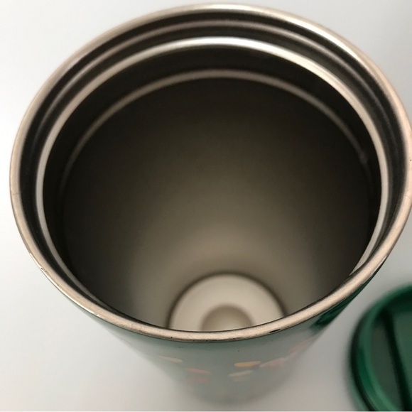 David’s Tea tumbler Travel Mug green Christmas light & Mouse. New . No box. - Picture 5 of 6